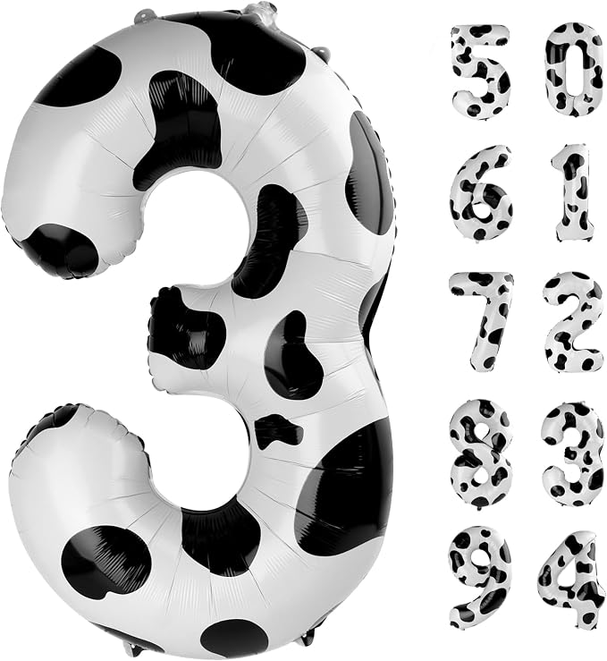 Cow Print 3 Balloon by IWERP