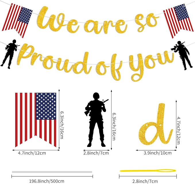 Retirement Party Decorations We Are So Proud of You Banner Welcome Home Banner - Image 6