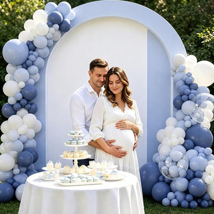 Denim Blue Balloon Arch Kit for Baby Shower Birthday Party Decorations | Denim - Image 5