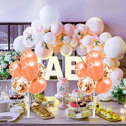 ZJDHPTY 4Set Rose Gold Balloon Stand Table Centerpieces Party Decor | Birthday - Image 7