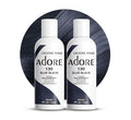 Adore Semi Permanent Hair Color (130 Blue Black) | Vegan & Cruelty-Free Blue Hair Dye | No Ammonia, No Peroxide, No Alcohol | 4 Fl Oz Each (Pack of 2)