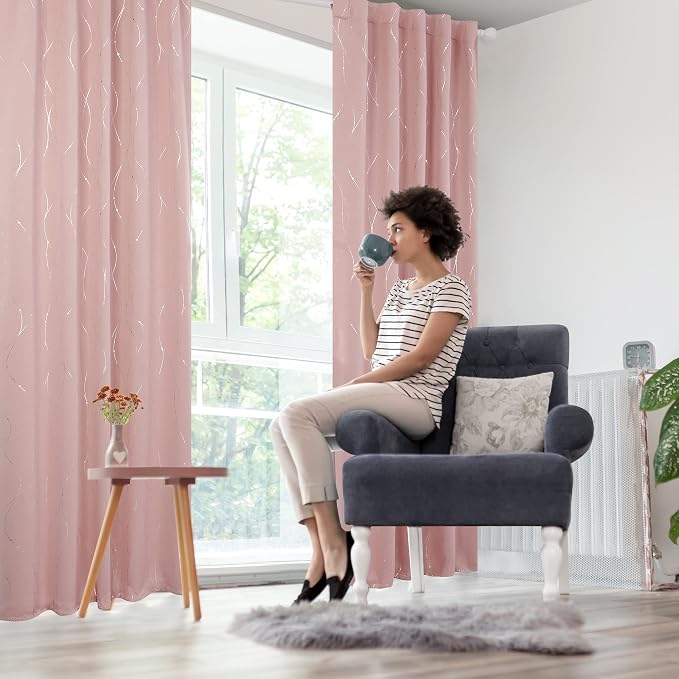 Deconovo Blackout Back Tab Curtains - Image 8