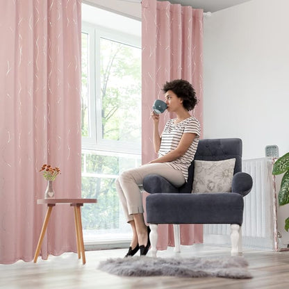 Deconovo Blackout Back Tab Curtains - Image 8