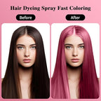 Temporary Hair Color Spray, Pink Hair Dye, Hair Color For Women, Temporary Hair Dye, Washable, Easy To Colour, Mild Formula, Suitable For Various Hair Types, Works On All Hair Colors 120ml