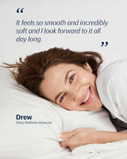 REST® Evercool®+ Cooling Pillowcases King - 2 Pillowcases for Sensitive Skin, Silver Infused Fabric for Hygienic Sleep, Silky Smooth for Curly Hair, High Elastic for Snug Fit (19x35 inches)