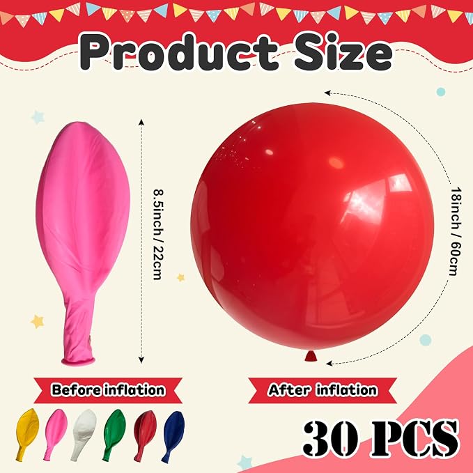 Rainbow Balloons Assorted Colors 125pcs 5 Inch Birthday Balloons - Image 2