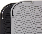 ANGENIL Pro Large Silicone Heat Resistant Mat for Curling Irons, Titanium Ceramic Flat Iron Hair Straightener and Hair Curler for Hot Hair Tools Mat Pouch 2-in-1, Iron Scald Accessories, 11.02" x 7.9"