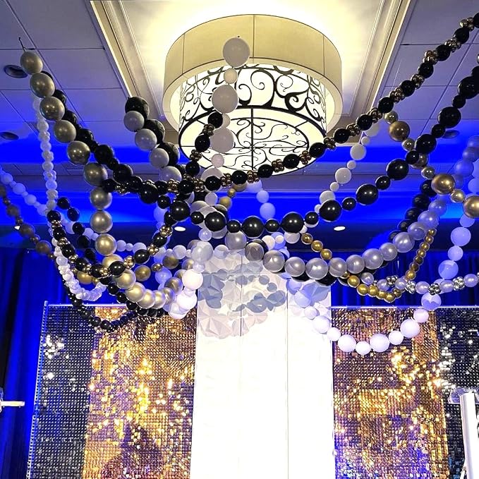 Black and White Quick Link Balloons - Image 9