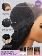 YIROO Bye Bye Knots 7x5 HD Lace Glueless Wig Human Hair Highlight Ombre Brown Body Wave Wig with Elastic Drawstring, Pre Cut Pre Plucked Pre Bleached Invisible Knots Put On and Go 150% Density 18Inch