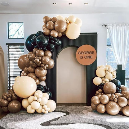 Brown Black Nude Balloon Garland Arch Kit - Image 6