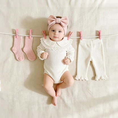 Baby Girl Baby Shower Decorations, Baby in Bloom Garland Decor, Pastel Pink - Image 9