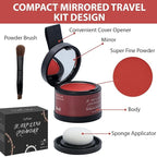 2 Pack Hairline Powder for Women and Men, Used to Root Touch Up Hair Color, Thinning and Gray Hair Coverage and Bald Spots Coverage, Red