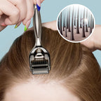 Derma Roller 0.25mm Titanium, 192 Micro Needle Roller - Beard Face Dermal Roller (Crystal Black)