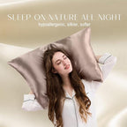 ZIMASILK 100% Pure Mulberry Silk Pillowcase for Hair and Skin Health,Soft and Smooth,Both Sides Premium Grade 6A Silk,600 Thread Count,with Hidden Zipper,1pc (King 20''x36'',Gray Brown)