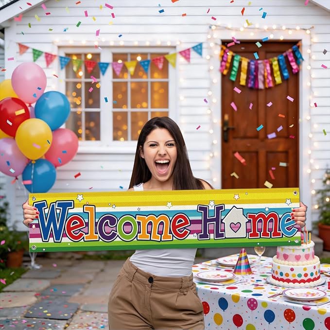 Welcome Home Wall Decor Banner, Contemporary Housewarming Decor, Home Decors - Image 5