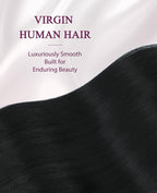 Pinkpearl Invisible Tape in Hair Extensions Human Hair, 20pcs 20inch 55g #1 Jet Black Injection Tape in Extensions Real Remy Straight Seamless Silky Human Hair Injected