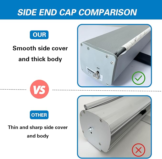 Custom Retractable Banner，with Heavy Duty Frame and Travel case ，Anti-curl - Image 5