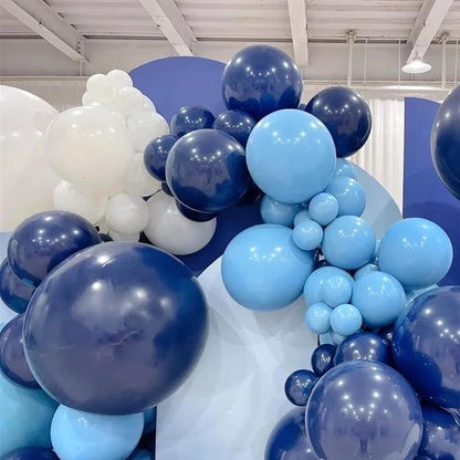 412pcs Navy Blue Balloons Garland Arch Kit 18 12 10 5 Inch Different Sizes - Image 4