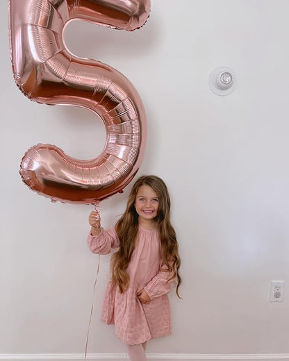 Rose Gold 5 Balloon - Image 7
