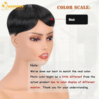 QUEENTAS Black Short Hair Toppers for Women with Thinning Hair 360°3D Cover with 3 Clips Hair Pieces Wispy Bangs 5.5"*5.5" Large Coverage(Natural Black/1B)