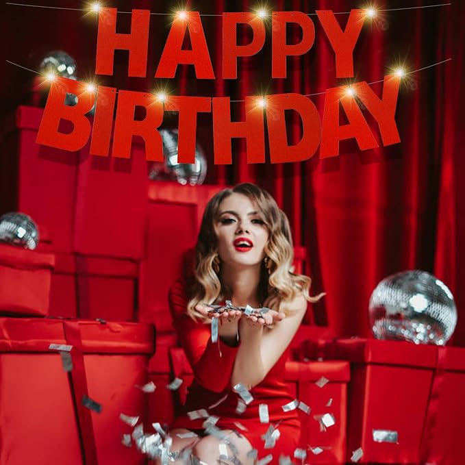 175Pcs DIY Glitter Customizable Banner Kit Happy Birthday Custom Letter Banners - Image 3