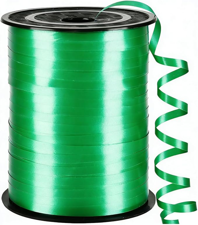 Green Ribbon, 500 Yard Curling Ribbon by LACNNY