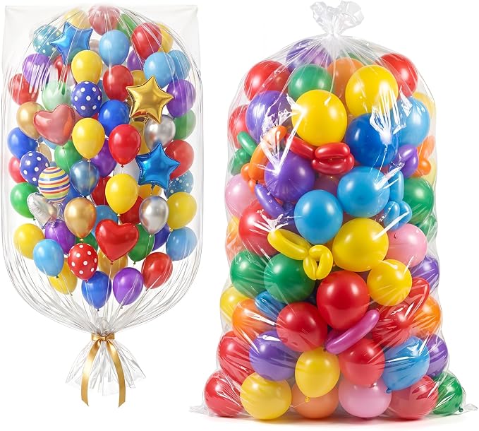 Jxiwfvl 2Pcs Balloon Bags for Transport 98.4 X 59 Inch Extra Large Balloon by Unknown