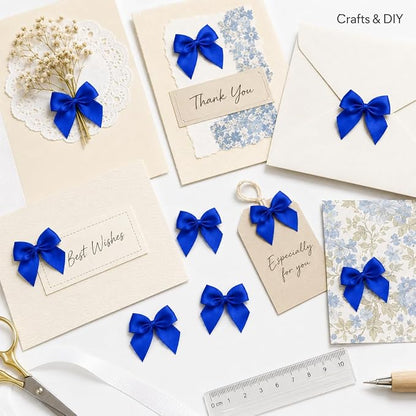 100 Pcs Mini Bows + 100 Glue Dots, - Image 5