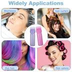 ELANE 4 Pack Root Comb Applicator Bottle,Oil Comb Applicator for Hair Dye Shampoos,Salons. (2 pink + 2 purple)