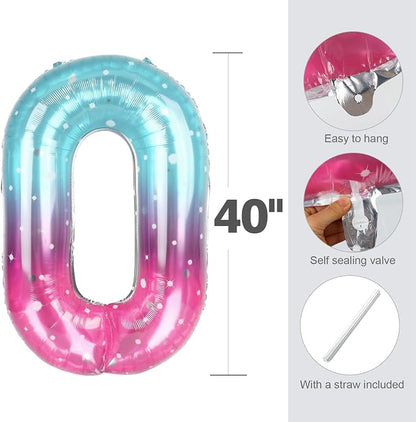 2 Balloon 40 inch Number Balloons - Image 5