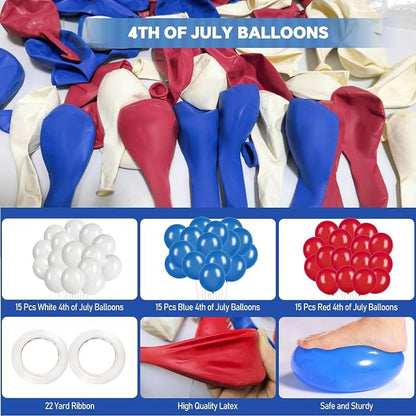 Red White and Blue Balloons - Image 3
