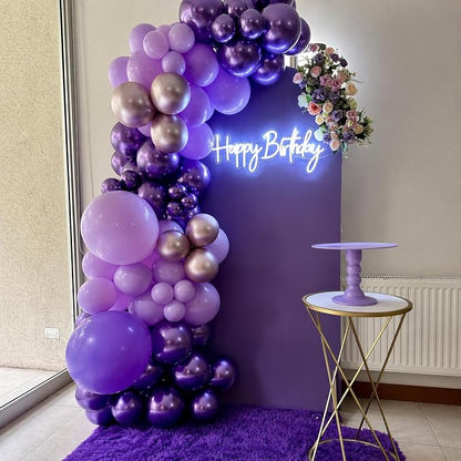 Purple Balloons for Baby Shower Wedding Bridal Shower Birthday Decorations | - Image 6