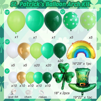 St. Patrick's Day Balloon Garland Arch Kit - Image 2