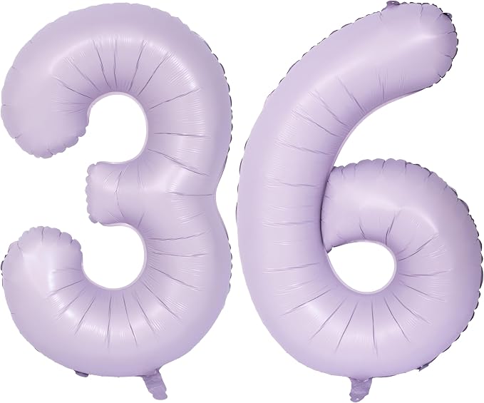 40 In Matte Purple Number Balloons Helium Foil Mylar Balloon Digital 36 | by Exquisitehighqualitypartydecorationstomeetyoureveryneed%EF%BC%81
