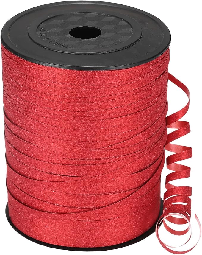 PATIKIL Glitter Curling Ribbon 500yds x 1/5" Plastic Balloon String Ribbon | by PATIKIL