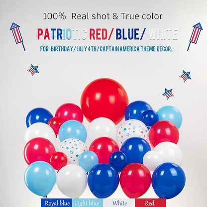Red White and Blue Balloon Garland Kit - Image 6