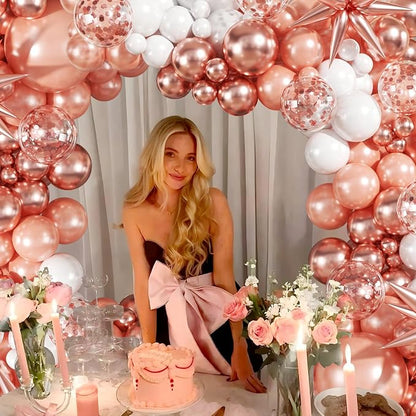 Rose Gold Balloon Garland Kit - Image 2