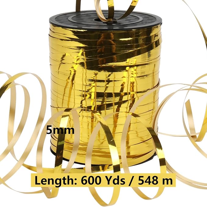 600 Yards Curling Ribbon, Balloon String Roll Ribbon and Bows - Image 4