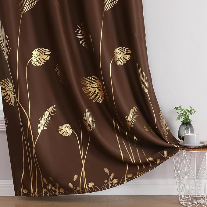 Brown Blackout Curtains 72 Inches Long - Image 7