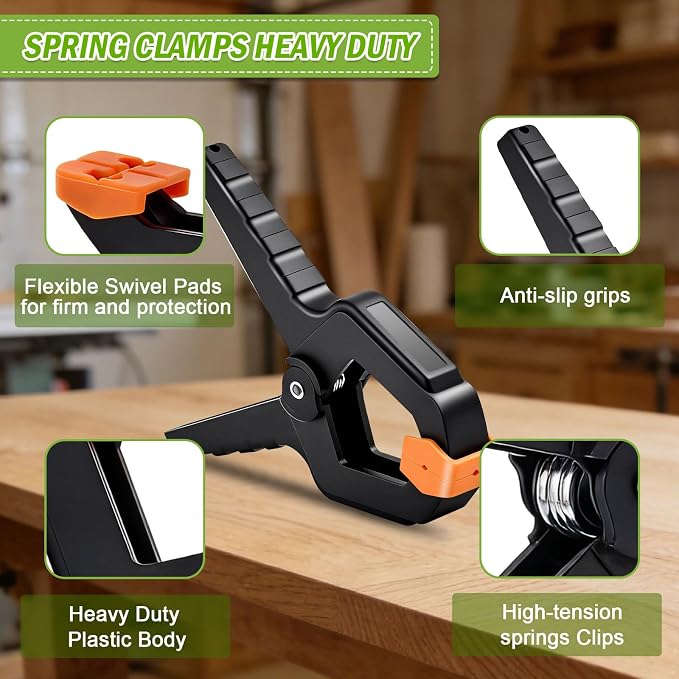 36 Pack Spring Clamps Heavy Duty - Image 3