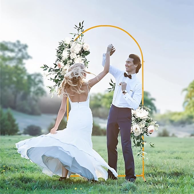 Vincidern 6.6 FT Wedding Arch Backdrop Stand - Image 2