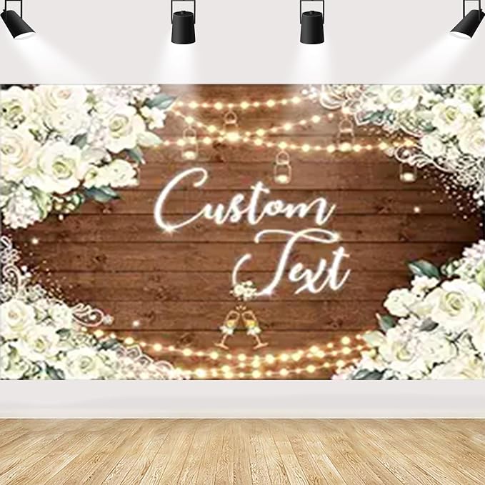 MEHOFOND Mr and Mrs Custom Backdrop by MEHOFOND