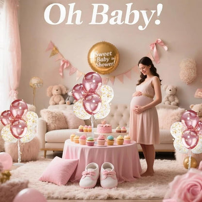 4Sets Gold Balloons Stand - Image 9
