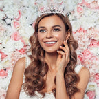 Didder Crystal AB Rhinestone Tiaras and Crowns for Women - Princess Elegant Headband with Comb - Birthday Crowns for Girls