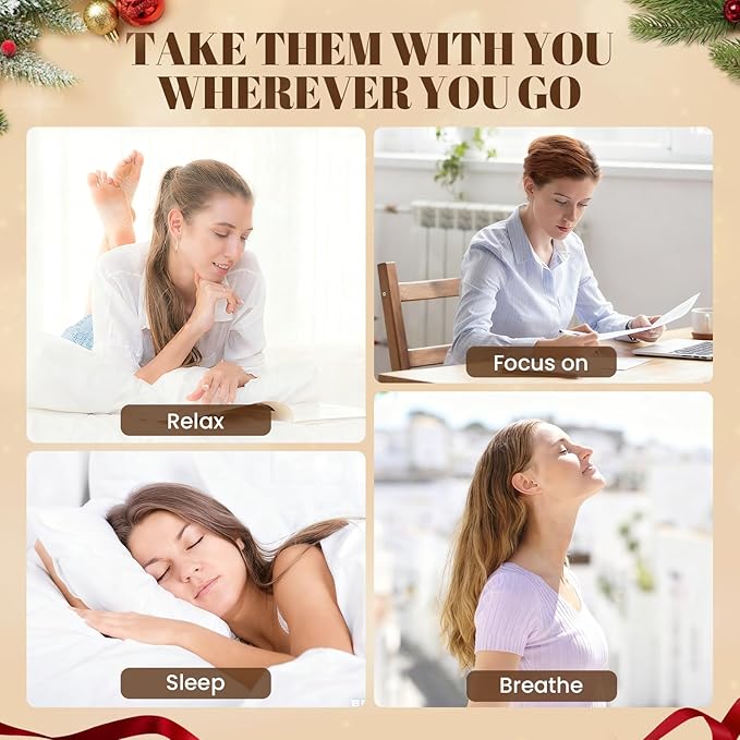 Essential Oils Roll On Set 6 Pack - (Relax, Sleep, Balance,Breathe, Focus on, Happiness) Aromatherapy Oil with Roller Ball, Essential Oils Blends for Skin - Relaxation Gift for Women and Men