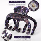 Large Octopus Hair Clips for Women with Thick Hair, Tortoise Shell Octopus Claw Clips | Non-Slip Strong Hold Jaw Clamps, Fashion Hair Barrettes & Bobby Pins