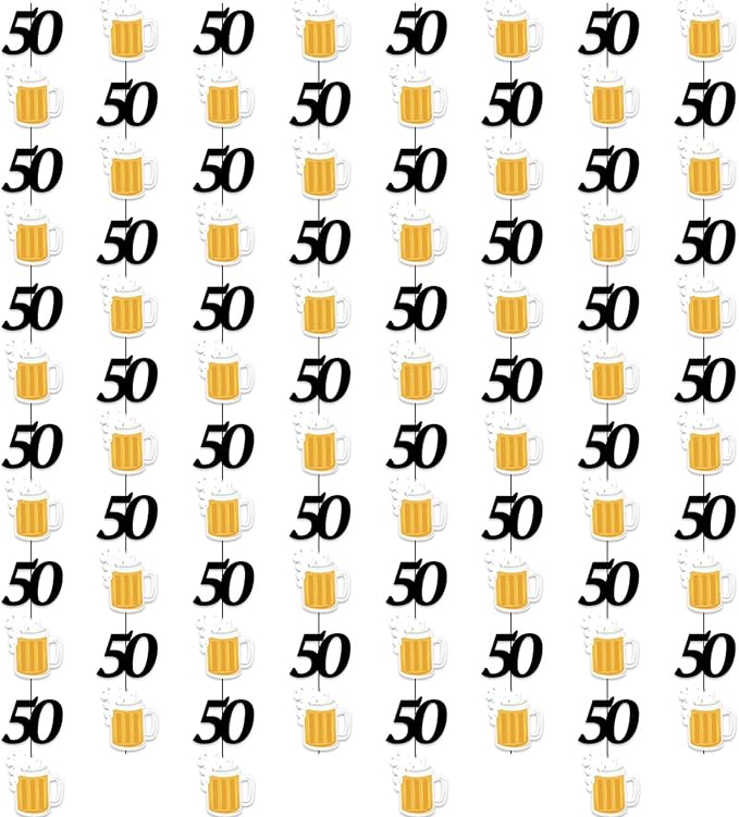 Beer Birthday Banner for Beer Party and Birthday Wedding Party Supplies by OSAMUHA