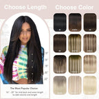 XDhair Clip in Hair Extensions Human Hair,120g 18 Inch Ash Brown Clip in Remy Hair Extensions Straight for Women 6 Pieces (#8,18Inch)