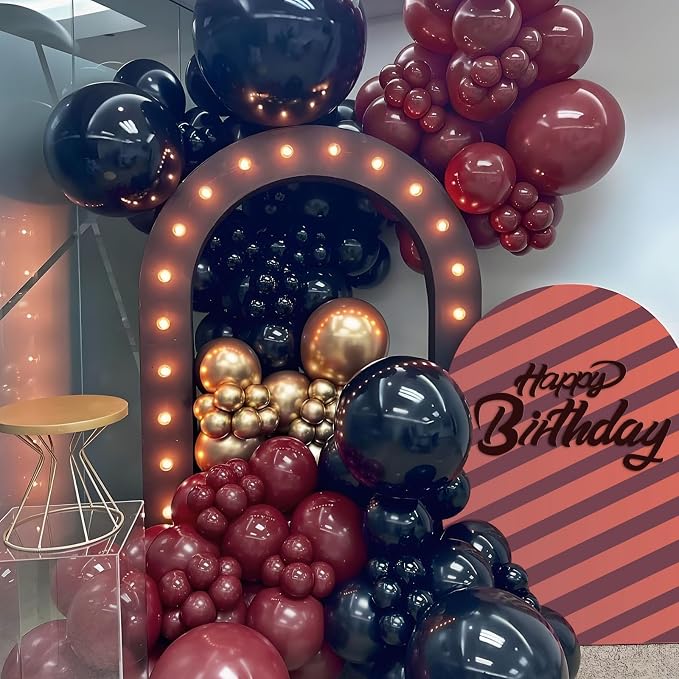 Burgundy Balloons 12 inch, Maroon Balloons 50pcs Party Balloons - Image 8