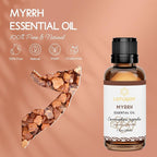 Myrrh Essential Oil, Pure Natural Myrrh Oil for Skin Hair Diffuser Room Spray DIY - 1 Oz